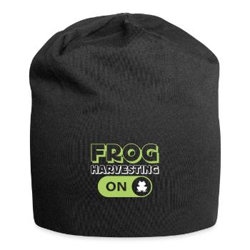 Frog Harvesting Mode On Frogs Catch Frog Hunters - Jersey Beanie - black - Front