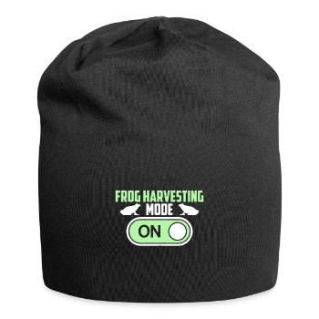Frog Harvesting Mode On Frogs Catch Frog Hunters - Jersey Beanie - black - Front