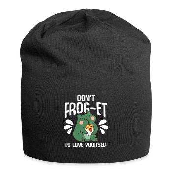 Don't Frog-Et To Love Yourself Frog Hunter - Jersey Beanie - black - Front