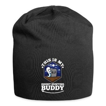 C’est mon copain de chasse aux fantômes - Bonnet en jersey - noir - Devant