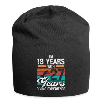 45 Birthday Idea Scuba Diving 45 Year Old Diver - Jersey-Beanie - Schwarz - Vorne