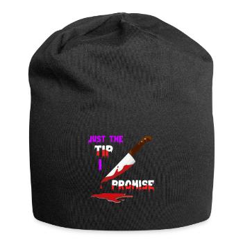 Serial Killer Knife Halloween - Jersey Beanie - black - Front