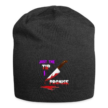 Serial Killer Knife Halloween - Jersey Beanie - charcoal grey - Front