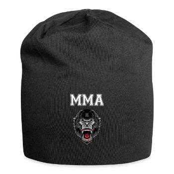 MMA Kämpfer Gorilla Gemischter Kampfsport - Jersey-Beanie - Schwarz - Vorne