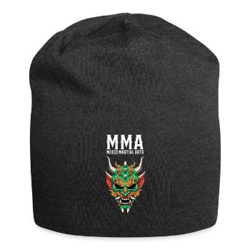 MMA Oni Demon Mixed Martial Arts - Käfig frei - Jersey-Beanie - Anthrazit - Vorne