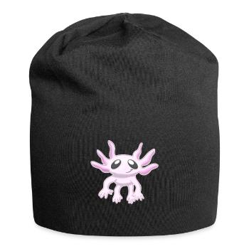 Axolotl doux - Bonnet en jersey - noir - Devant