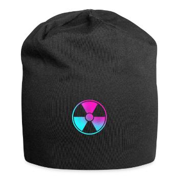 Drôle de conception radioactive - Bonnet en jersey - noir - Devant