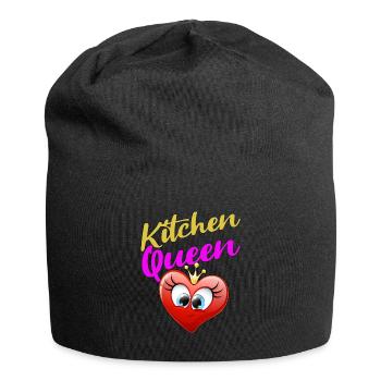 Kitchen Queen gift cool design - Jersey Beanie - black - Front