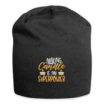 Kerze Zu Machen Ist Meine Kraft - Jersey-Beanie - Schwarz - Vorne