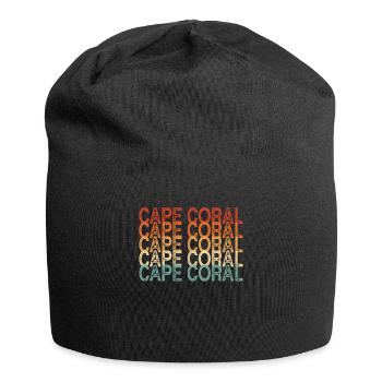 Cape Coral Floride - Bonnet en jersey - noir - Devant
