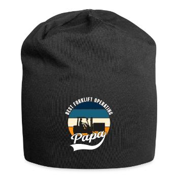 Lagerarbeiter Warenhaus Gabelstaplerfahrer - Jersey-Beanie - Schwarz - Vorne