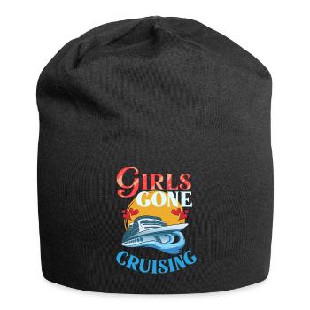 Kreuzfahrtschiff Reise Kreuzfahrt Kreuzfahrtreise - Jersey-Beanie - Schwarz - Vorne