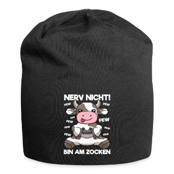 Nerf pas sur le jeu Vache de jeu - Bonnet en jersey - noir - Devant