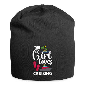 Cruise Ship Cruise Cruise Cruise - Jersey Beanie - black - Front