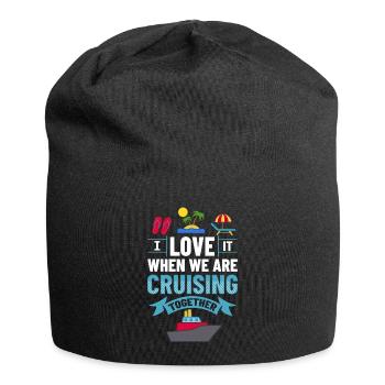 Cruise Ship Cruise Cruise Cruise - Jersey Beanie - black - Front