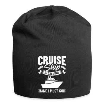 Cruise Ship Cruise Cruise Cruise - Jersey Beanie - black - Front