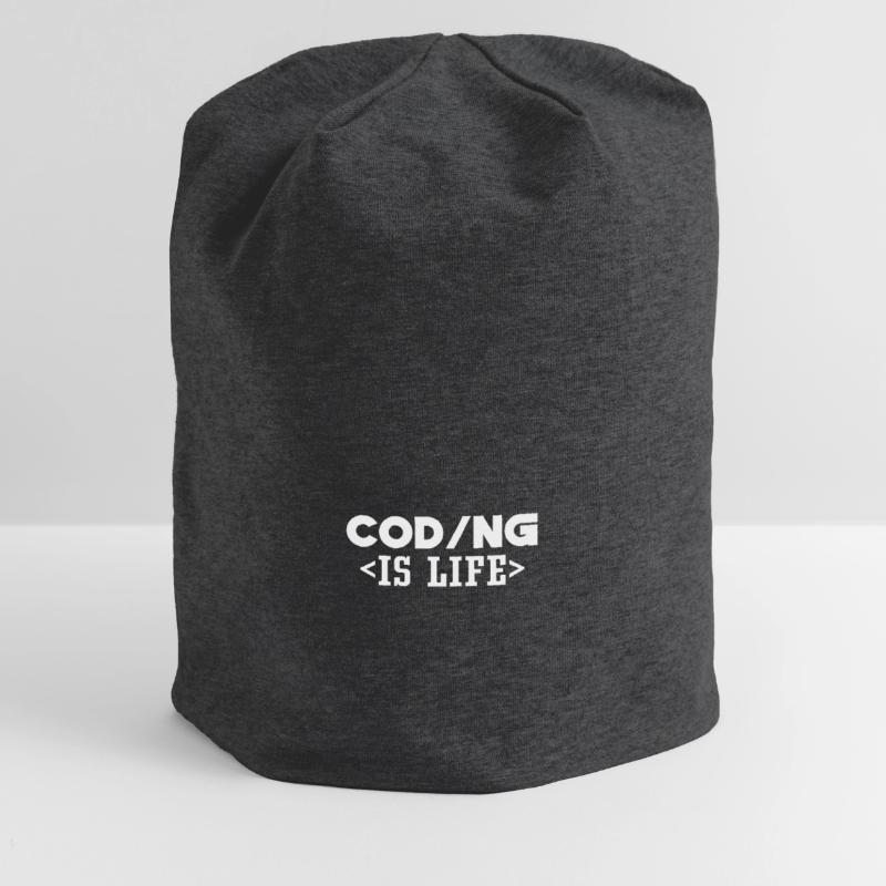 Le codage est un programmeur de code de vie Coder Bonnet en jersey