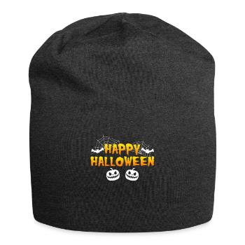 Happy halloween - Jersey Beanie - charcoal grey - Front