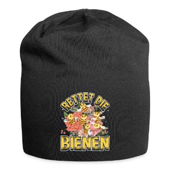 Rettet die Bienen Imker süßes Biene und Bienen - Jersey-Beanie - Schwarz - Vorne
