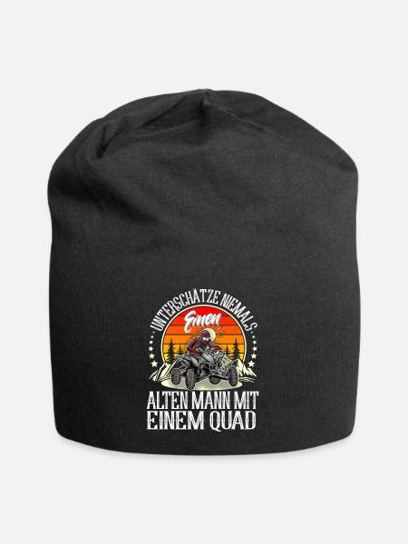 Quad ATV Offroad Quadfahrer - Jersey-Beanie - Schwarz