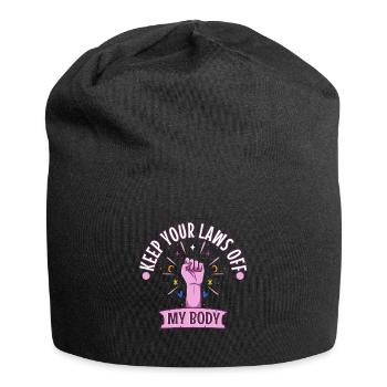 Keep your laws off my body - Jersey Beanie - black - Front