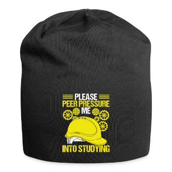 Engineering School Humor Funny Engineer Graduate - Jersey Beanie - black - Front