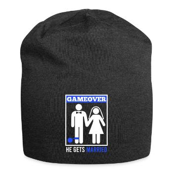 Game over - Husband Groom Jungesellenabschied - Jersey Beanie - charcoal grey - Front
