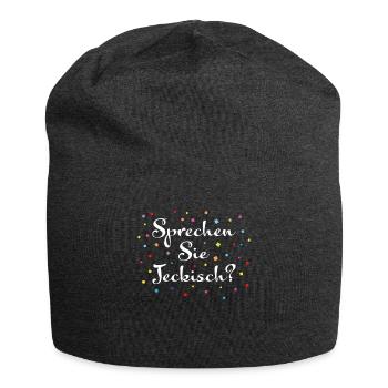 Karneval Konfetti Jeck Kölsch Narr Karnevalist - Jersey-Beanie - Anthrazit - Vorne
