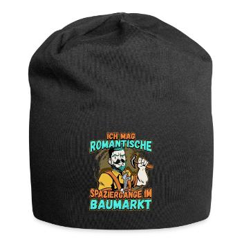 Ich Mag Romantische Spaziergänge Im Baumarkt - Jersey-Beanie - Schwarz - Vorne