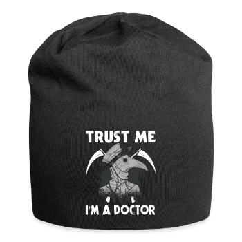 Croyez-moi, je suis un médecin de la peste - Bonnet en jersey - noir - Devant