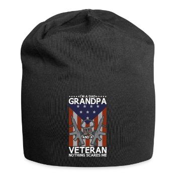 Je suis un père grand-père et une fête des pères expérimentée - Bonnet en jersey - noir - Devant