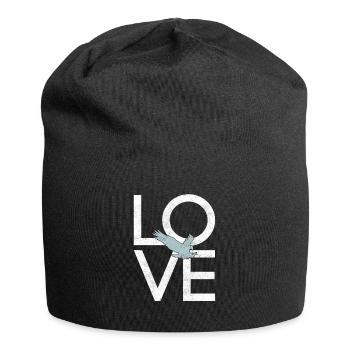 Adler - Jersey-Beanie - Schwarz - Vorne