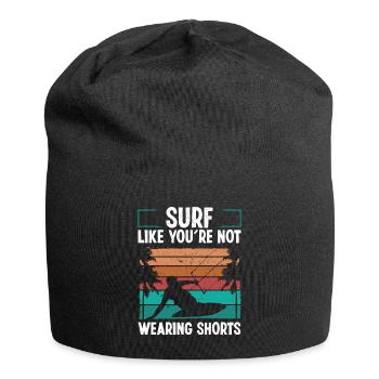Kitesurfer Kite Kiteboarder Kitesurf Kiteboard - Bonnet en jersey - noir - Devant