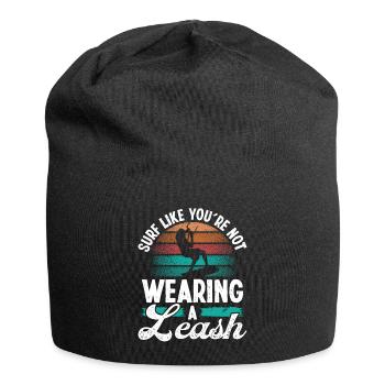 Kieboarder Kite Leash Kitesurfer Retro Kitesurf - Jersey-Beanie - Schwarz - Vorne