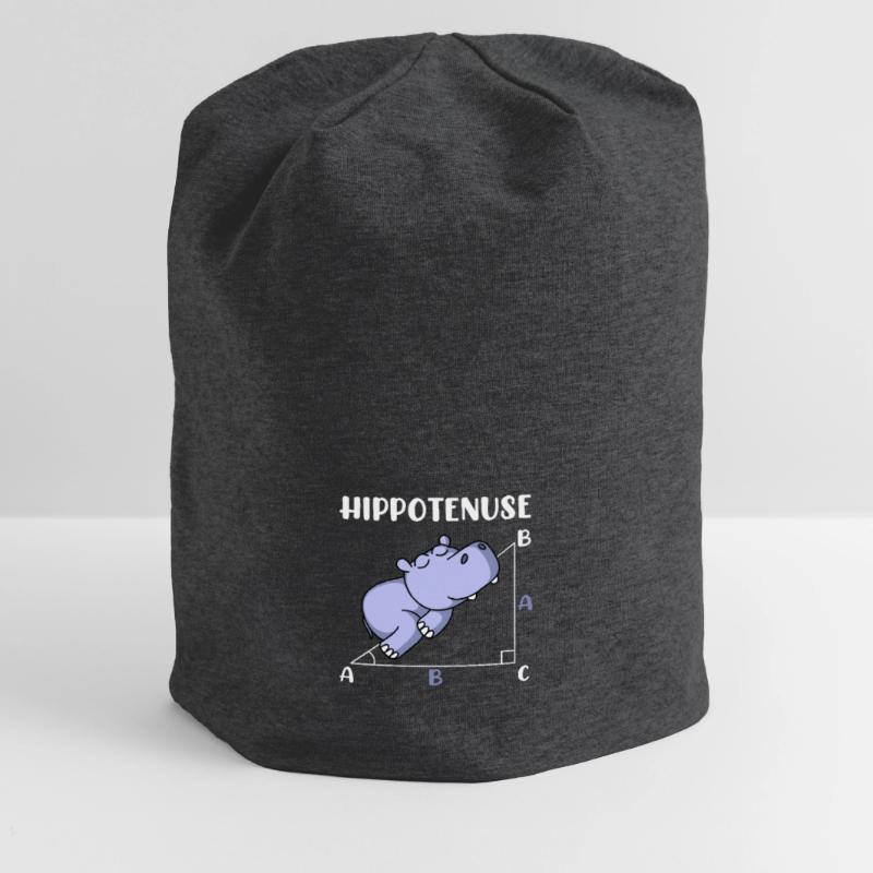 Hippotenuse fun math math Jersey Beanie