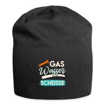 Gas Wasser Scheiße - Jersey-Beanie - Schwarz - Vorne