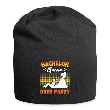 Game over - Jungesellenabschied Man Wedding - Jersey Beanie - black - Front