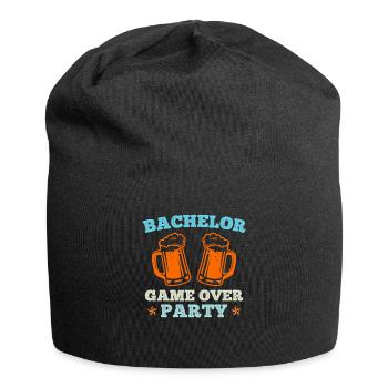 Game Over - Wedding Party Jungesellenabschied - Jersey Beanie - black - Front