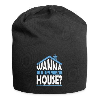 Wanna Sell a House Hypothekendarlehensberater - Jersey-Beanie - Schwarz - Vorne