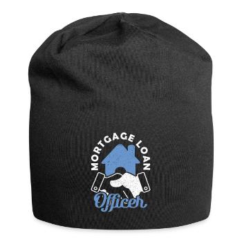 Mortgage Loan Officer Mortgage Loan Advisor - Jersey Beanie - black - Front