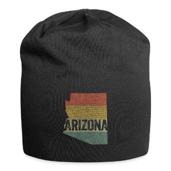Distressed Retro Arizona - Jersey Beanie - black - Front