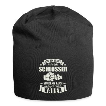 Schlosser Vater Papa Vatertag Schweißer - Jersey-Beanie - Schwarz - Vorne