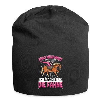 Voltigieren - Jersey-Beanie - Schwarz - Vorne