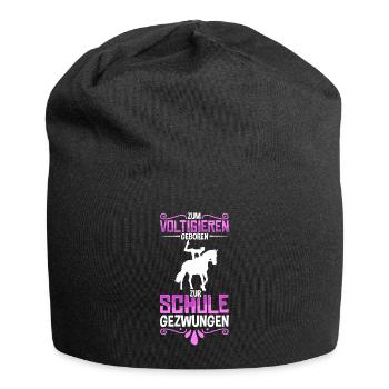 Voltigieren - Jersey-Beanie - Schwarz - Vorne