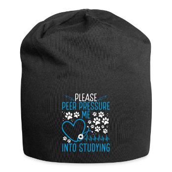 Future Veterinarian School Graduation Technician - Jersey-Beanie - Schwarz - Vorne
