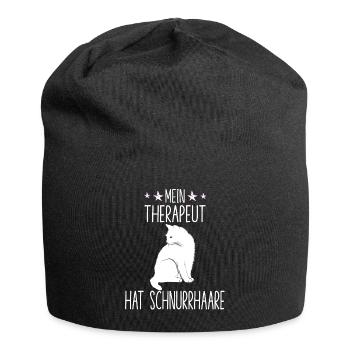 Chat Propriétaire Tenue Chats Costume Chat Ami - Bonnet en jersey - noir - Devant