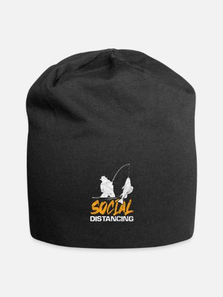 Angler - Jersey-Beanie - Schwarz