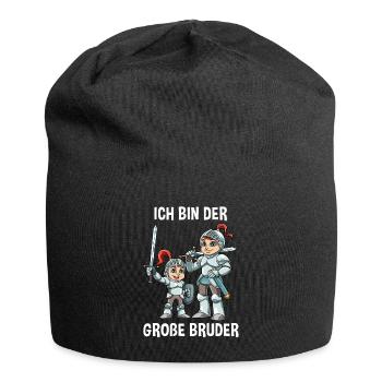Ritter Kleiner Bruder - Ich bin der kleine Bruder - Jersey-Beanie - Schwarz - Vorne