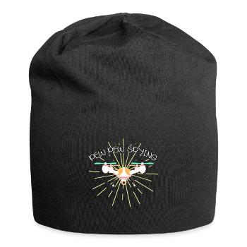 Pew Pew Spionage-modus Auf Versteckten Recorder - Jersey-Beanie - Schwarz - Vorne