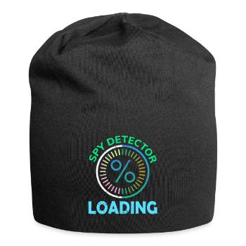Spionage-detektor Laden Hoch Fliegen Rekorder - Jersey-Beanie - Schwarz - Vorne